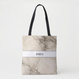 Monogramm Vintage-Marmor-Tasche Tasche