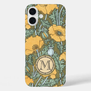 Monogramm Vintages Mohngelbes Blumenmuster title_seo2