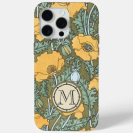 Monogramm Vintages Mohngelbes Blumenmuster title_seo2