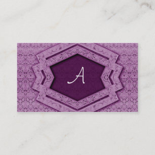 Monogramm - Visitenkarte