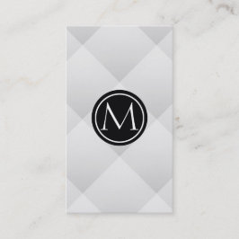 Monogramm Visitenkarte