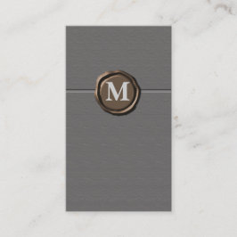 Monogramm-Visitenkarten Visitenkarte