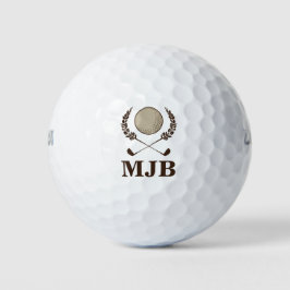 Monogramm-Wappen Golfball