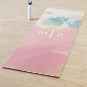 Monogramm  , was ich nach dem Wecken sah Yogamatte