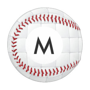 Monogramm Weiße Kachel Baseball