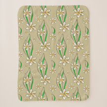 Monogramm weißer Blumenstrauß-Hintergrund