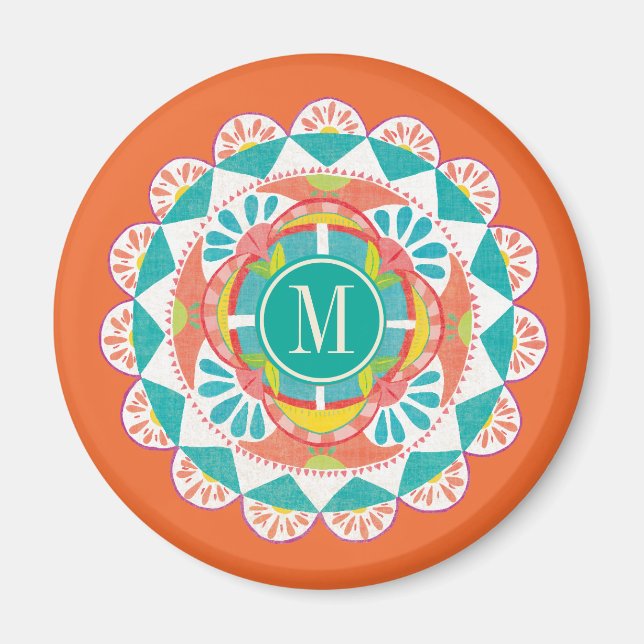 Monogramm | Wie Frida IV Magnet (Vorne)