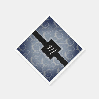 Monogramm-Wirbel Serviette