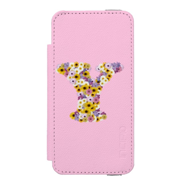 Monogramm Y Incipio iPhone Geldbeutel-Hülle (Folio Vorderseite)