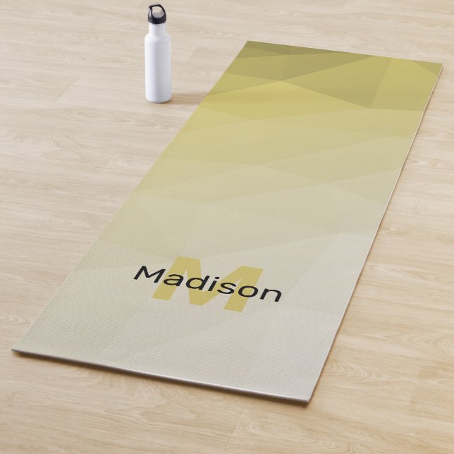Monogramm Yogamatte (Beispiel)