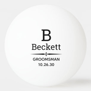 Monogrammatiker Tischtennisball