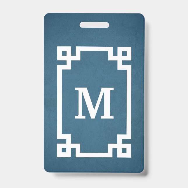 Monogrammdesign Ausweis (Vorderseite)