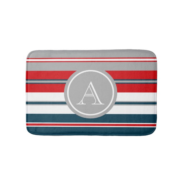 Monogrammdesign Badematte (Vorderseite)