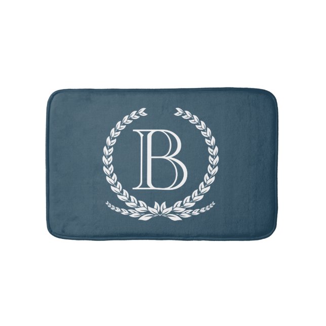 Monogrammdesign Badematte (Vorderseite)