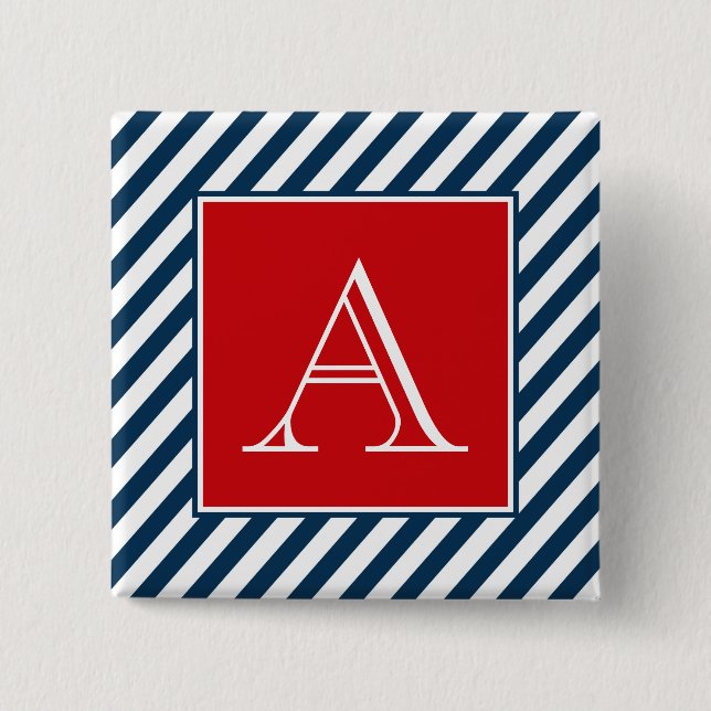 Monogrammdesign Button (Vorderseite)