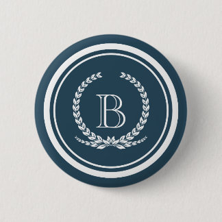 Monogrammdesign Button
