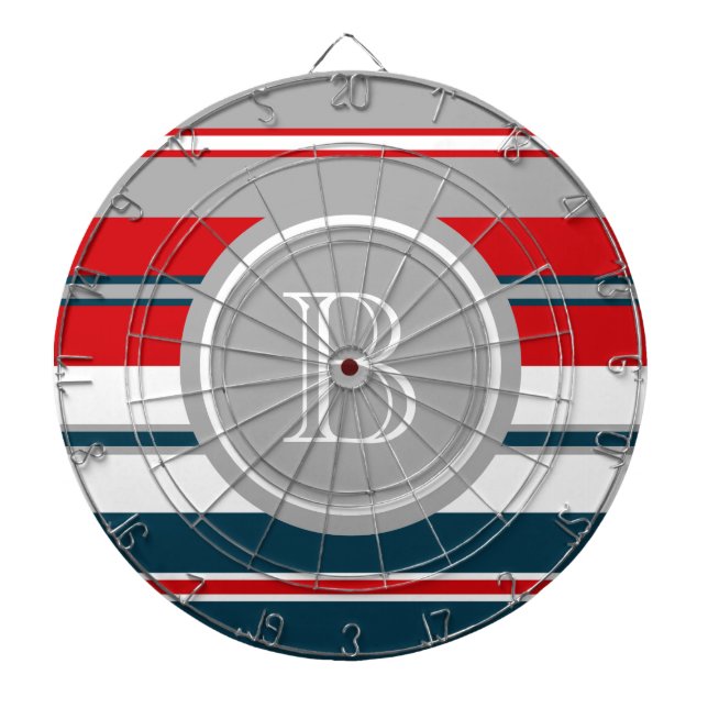 Monogrammdesign Dartscheibe (vorne)