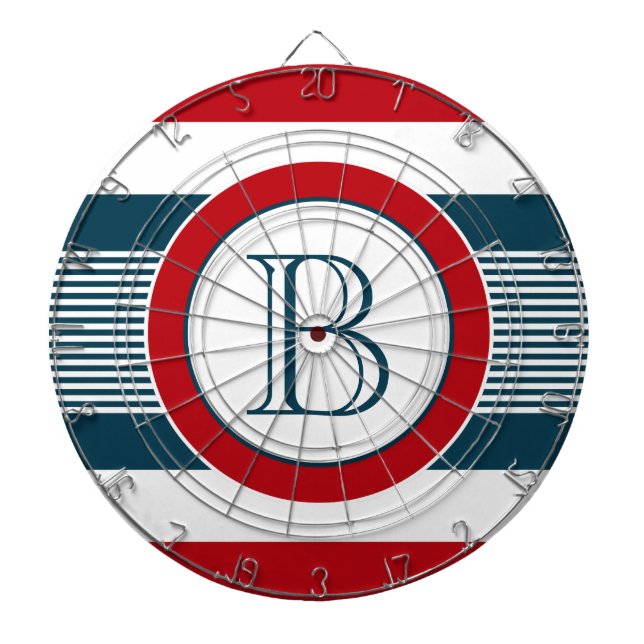 Monogrammdesign Dartscheibe (vorne)