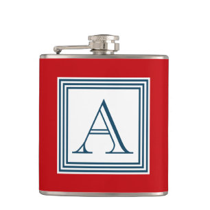 Monogrammdesign Flachmann