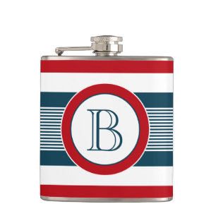 Monogrammdesign Flachmann