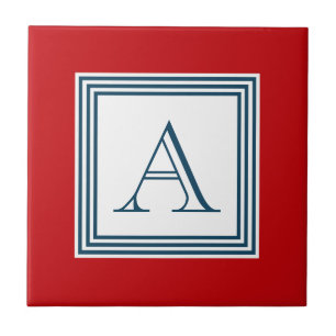 Monogrammdesign Fliese