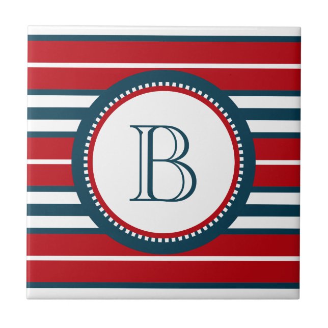 Monogrammdesign Fliese (Vorderseite)