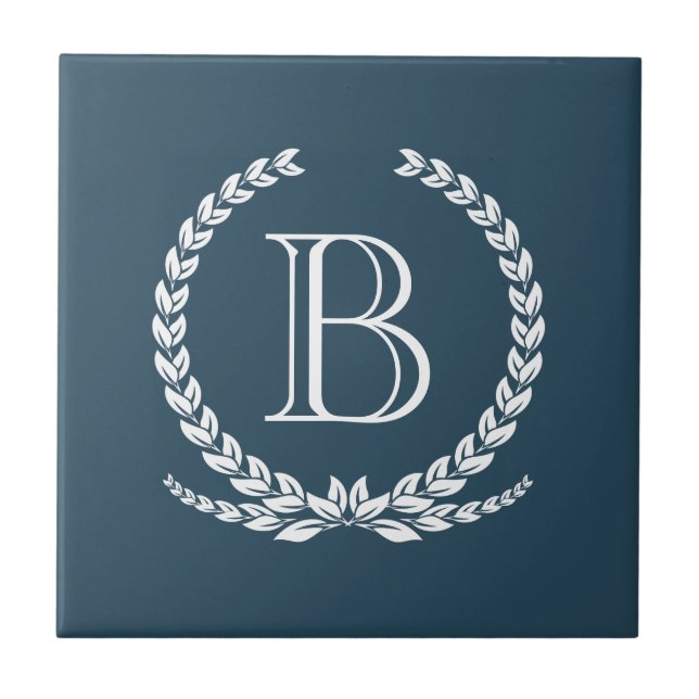 Monogrammdesign Fliese (Vorderseite)