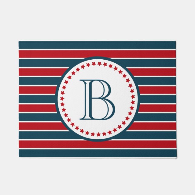 Monogrammdesign Fußmatte (Vorderseite)