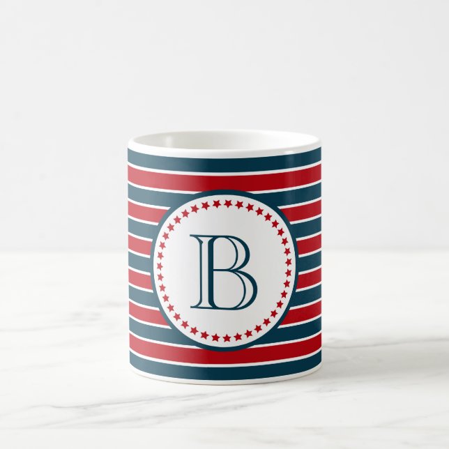 Monogrammdesign Kaffeetasse (Mittel)