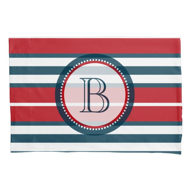 Monogrammdesign Kissenbezug (Vorderseite)