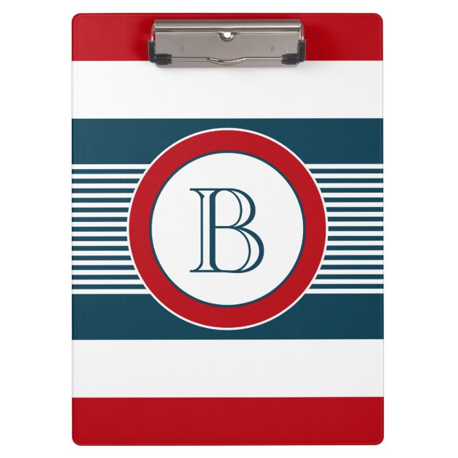 Monogrammdesign Klemmbrett (Vorderseite)