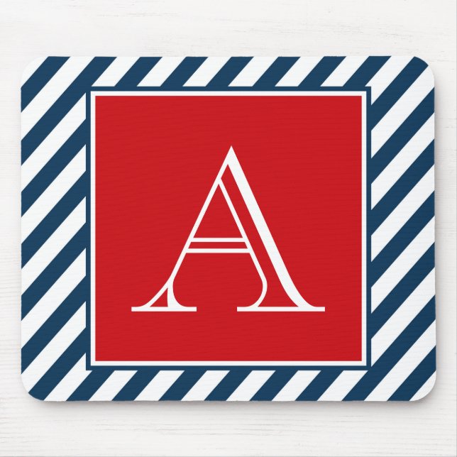 Monogrammdesign Mousepad (Vorne)