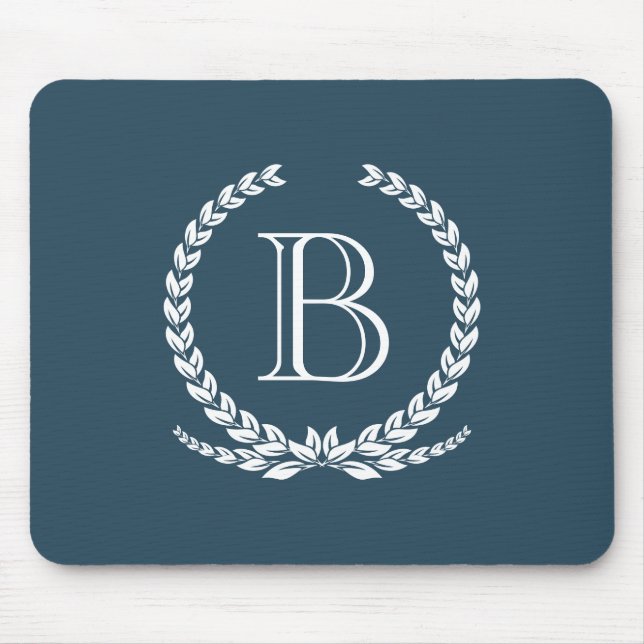 Monogrammdesign Mousepad (Vorne)