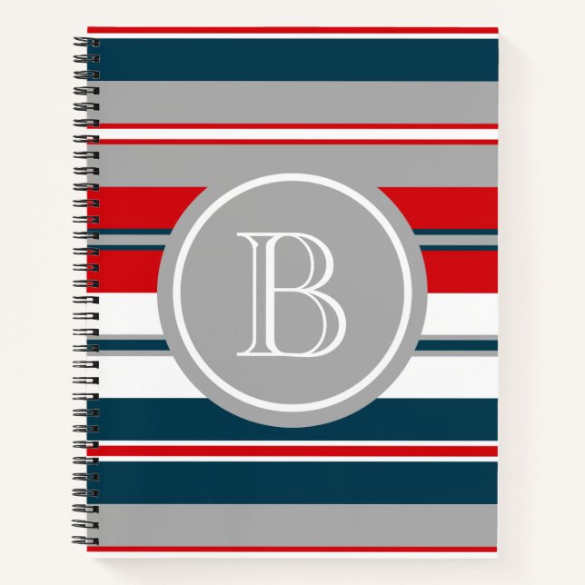 Monogrammdesign Notizbuch (Vorderseite)