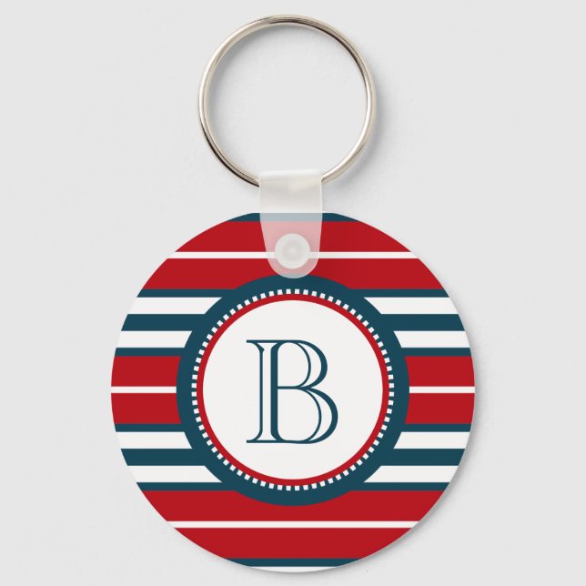 Monogrammdesign Schlüsselanhänger (Vorderseite)