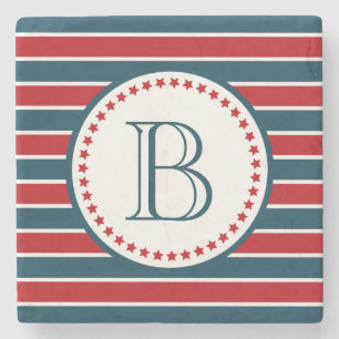 Monogrammdesign Steinuntersetzer