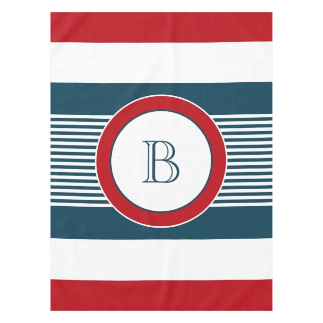 Monogrammdesign Tischdecke (Vorderseite)