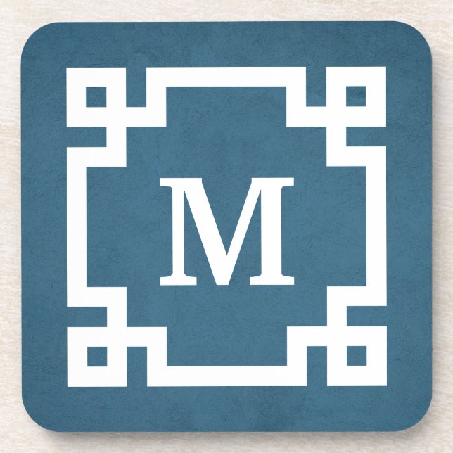 Monogrammdesign Untersetzer (Vorderseite)