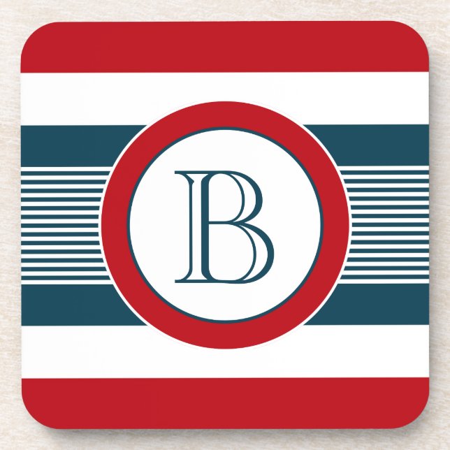 Monogrammdesign Untersetzer (Vorderseite)