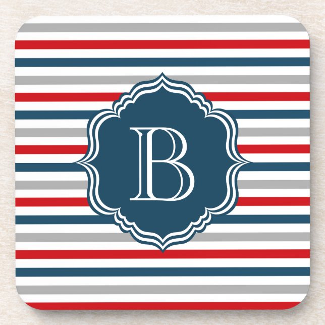 Monogrammdesign Untersetzer (Vorderseite)