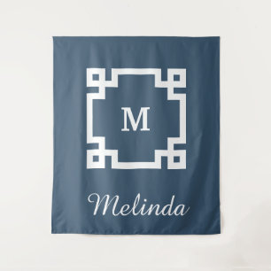 Monogrammdesign Wandteppich