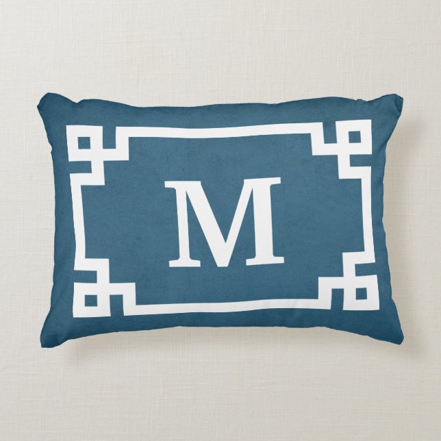 Monogrammdesign Zierkissen (Vorderseite)