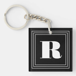 Monogramme 3 cadres   Noir & Blanc