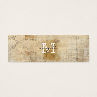 Monogramme Arrière - plan de collage papillon