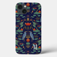 Monogramme Arts & Artisanat Heron iPhone / coque i