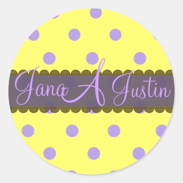 Monogramme autocollants boîte de chocolat (Devant)