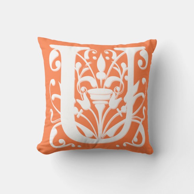 Monogramme avec initiale U - Coussin (Recto)