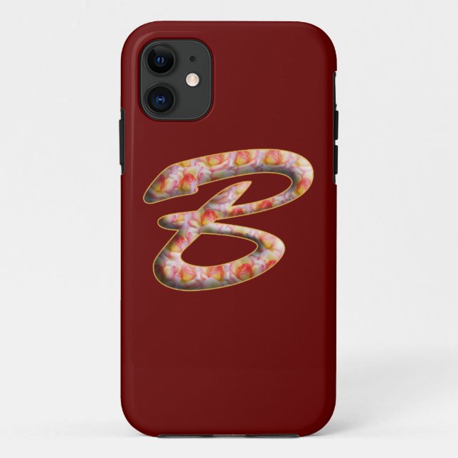 Monogramme B en Motif Iphone 5 coque (Dos)