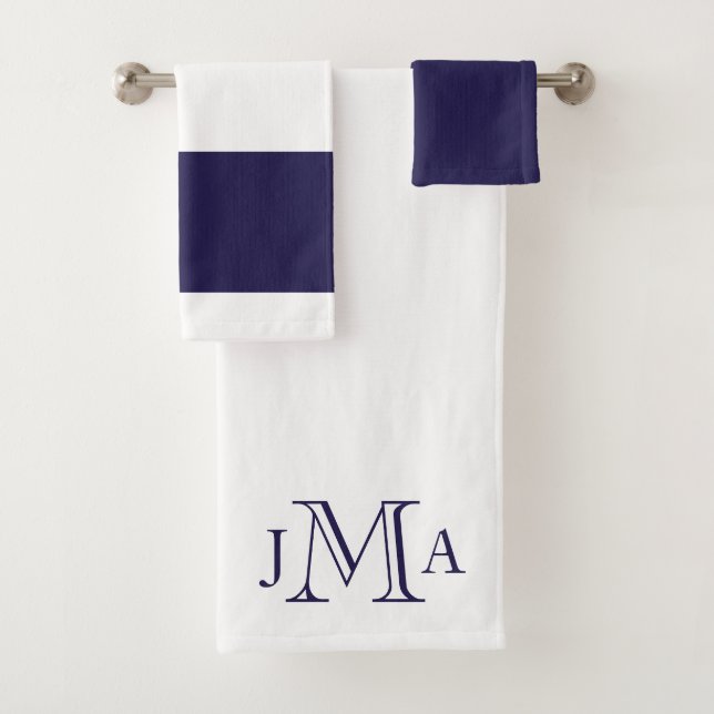 Monogramme blanc (En situation)