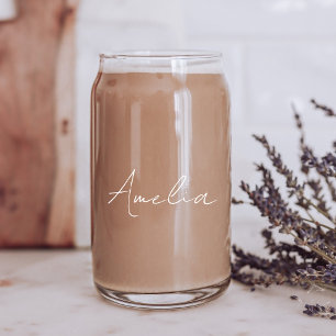 Monogramme blanc chic